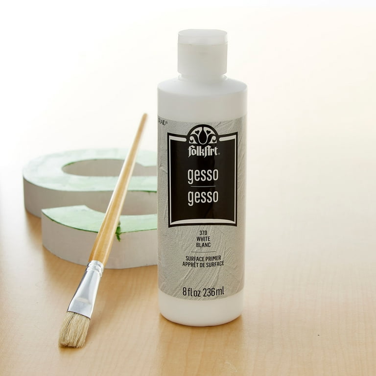 Little Birdie White Gesso for Acrylic Painting 300 ml (50 ML X 6 Pack), Gesso Primer for Mdf Board, Canvas Pad Board, Oil painting