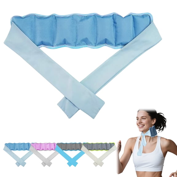 Cooling Neck Wrap With Freezable Ice Insert Ice Bandana Reusable Cooling Bandana For Neck Ultra Running And Hot Weather Neck Cooler Wrap For Summer Heat Outdoor Use