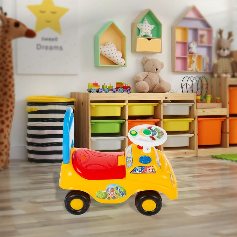 Lil' Rider Ride On Activity Car- Kids Walker, Toy Rideon for