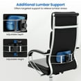 thumbnail image 4 of Gymax Ergonomic Leather Office Chair Executive Chair w/ Adjustable Lumbar Support, 4 of 10