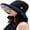 Black, variant on Summer Mesh Sun Hats for Women Lightweight Beach Hat Floral UPF50+ Packable Wide Brim Bucket Hat with Chin Strap