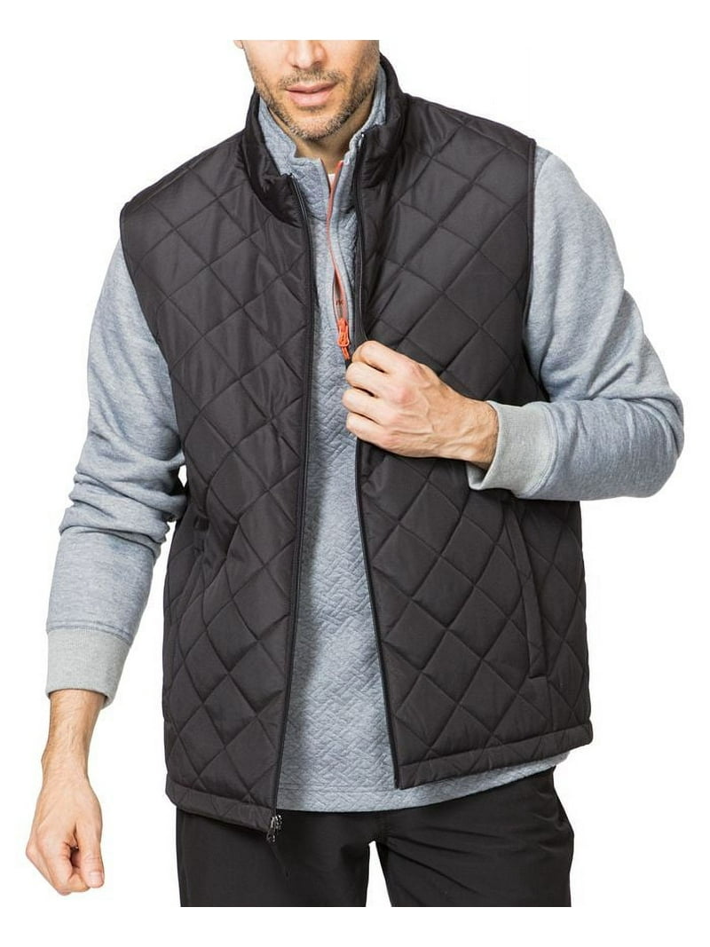 ジャケット・アウター HYKE 21AW QUILTED VEST Hawke & Co. Men's Quilted Vest Black Size X-Large - Walmart.com