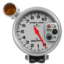 AUTO METER 3911 5IN TACH, 10,000 RPM, SHIFT-LITE, SILVER