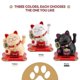 thumbnail image 4 of 2025 Lucky Fortunes Cat Gold Lucky Cat With Waving Arm Battery Operated Restaurant Decoration, 4 of 5