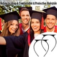 thumbnail image 2 of 8PCS Graduation Decorations 2026 Graduation Cap Headband Holder Set 5.71in Plastic Mortarboard Stabilizer, Graduation Decorations Cap Headband Accessory for Graduation Ceremony, 2 of 4