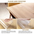 thumbnail image 4 of Transparent tabletop protective film Thick transparent plastic tablecloth suitable for round tables, 4 of 6