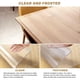 thumbnail image 4 of Película protectora de mesa transparente Mantel de plástico transparente grueso adecuado para mesas redondas, 4 of 6