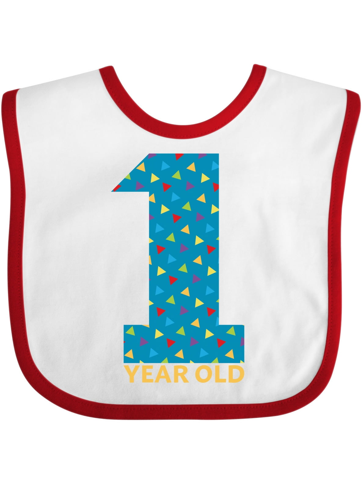 Inktastic First Birthday1 Year Old Gift Baby Boy or Baby Girl Bib