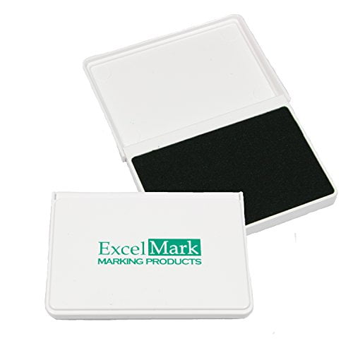 ExcelMark Green Ink Pad for Rubber Stamps 21/8" by 31/4"