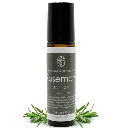 Premium Rosemary Essential Oil Roll On Opal Massage Therapy