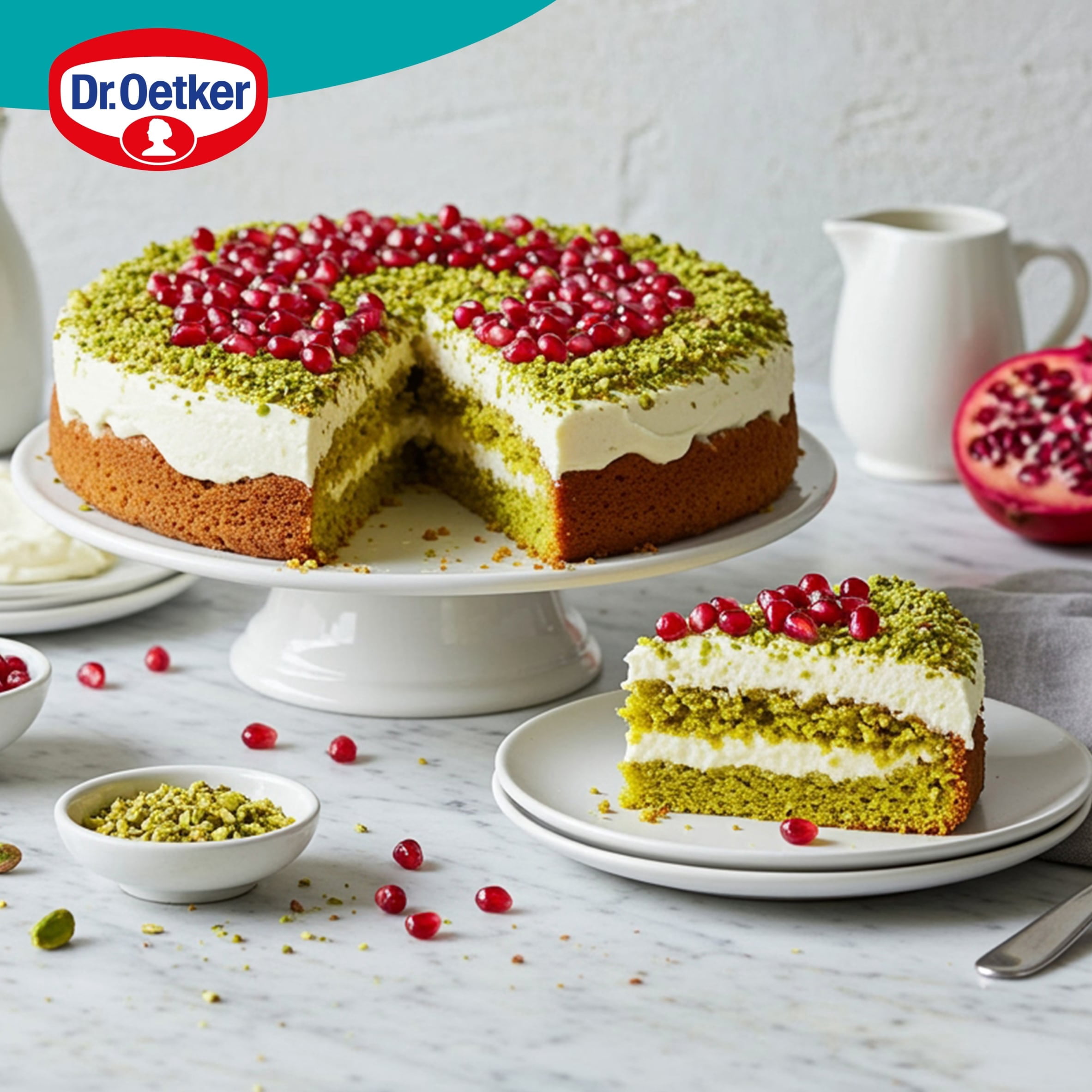 Dr. Oetker Chopped Pistachios 25g, Imported from Britain