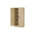 thumbnail image 6 of Unassembled Steel Storage Cabinet Recessed Handle 36"W x 18"D x 72"H, Tan, 6 of 7