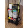 thumbnail image 5 of Old Cedar Outfitters Tackle Trolley with Adjustable Shelves and Racks to Store Up to 12 Fishing Rods, 5 of 6