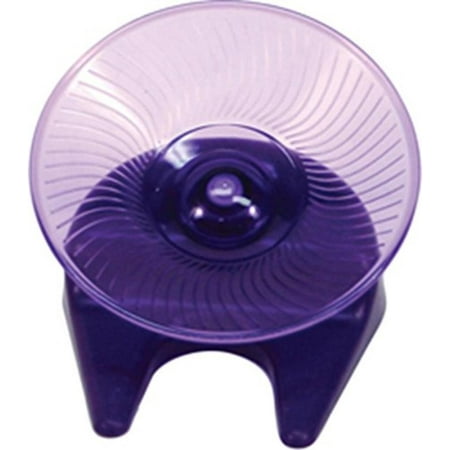 Flying Saucer Wheel Flying Saucer Exercise Wheel for Small Pets, 5-Inch - Colors may vary, Totally toe and tail safe exercise wheel By Ware Manufacturing ()