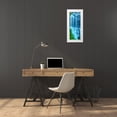 thumbnail image 3 of McLoughlin, James 15x32 White Modern Wood Framed Museum Art Print Titled - Vertical Water I, 3 of 4