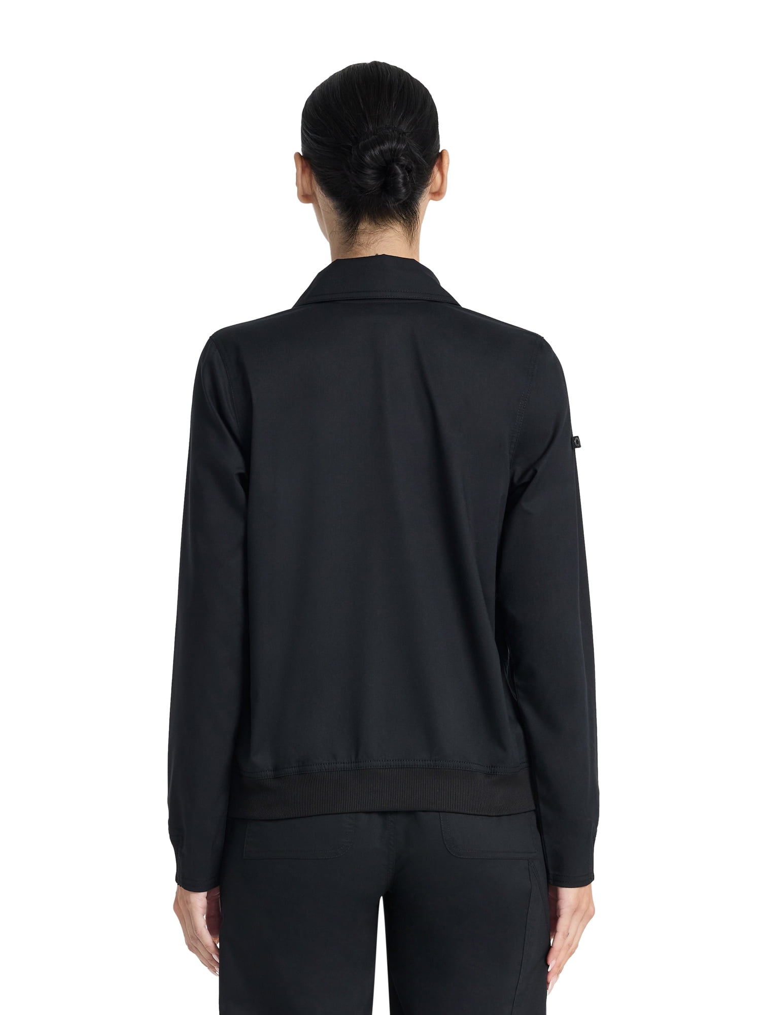 Genuine Dickies Women's Collared Zip Scrub Jacket