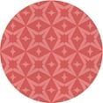 thumbnail image 1 of Ahgly Company Machine Washable Indoor Round Transitional Red Area Rugs, 8' Round, 1 of 7