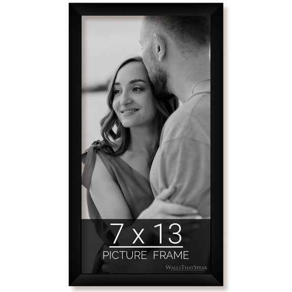 7x13 Black Picture Frame for Puzzles Posters Photos or Artwork