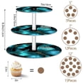 thumbnail image 3 of Cupcake Dessert Display Holder Tower Decorations For Party Wedding Birthday Anniversary Light Blue, 3 of 8