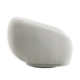 thumbnail image 6 of Beige Swivel Accent Chair with Plush Boucle Upholstery and 360-Degree Rotation, 6 of 8