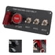 thumbnail image 5 of Engine Start Push Button Panel, Aluminum Alloy Ignition Toggle Switch Panel Plug And Play Universal Carbon Fiber Style Sensitive For Car Modification ANGGREK FG1616, 5 of 8