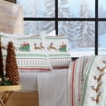 thumbnail image 2 of Great Bay Home Reversible Christmas Reversible Quilt Set With Shams  (Full / Queen, Festive Stripes), 2 of 4