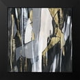 thumbnail image 2 of Lera 12x12 Black Modern Framed Museum Art Print Titled - Golden Patches I, 2 of 5