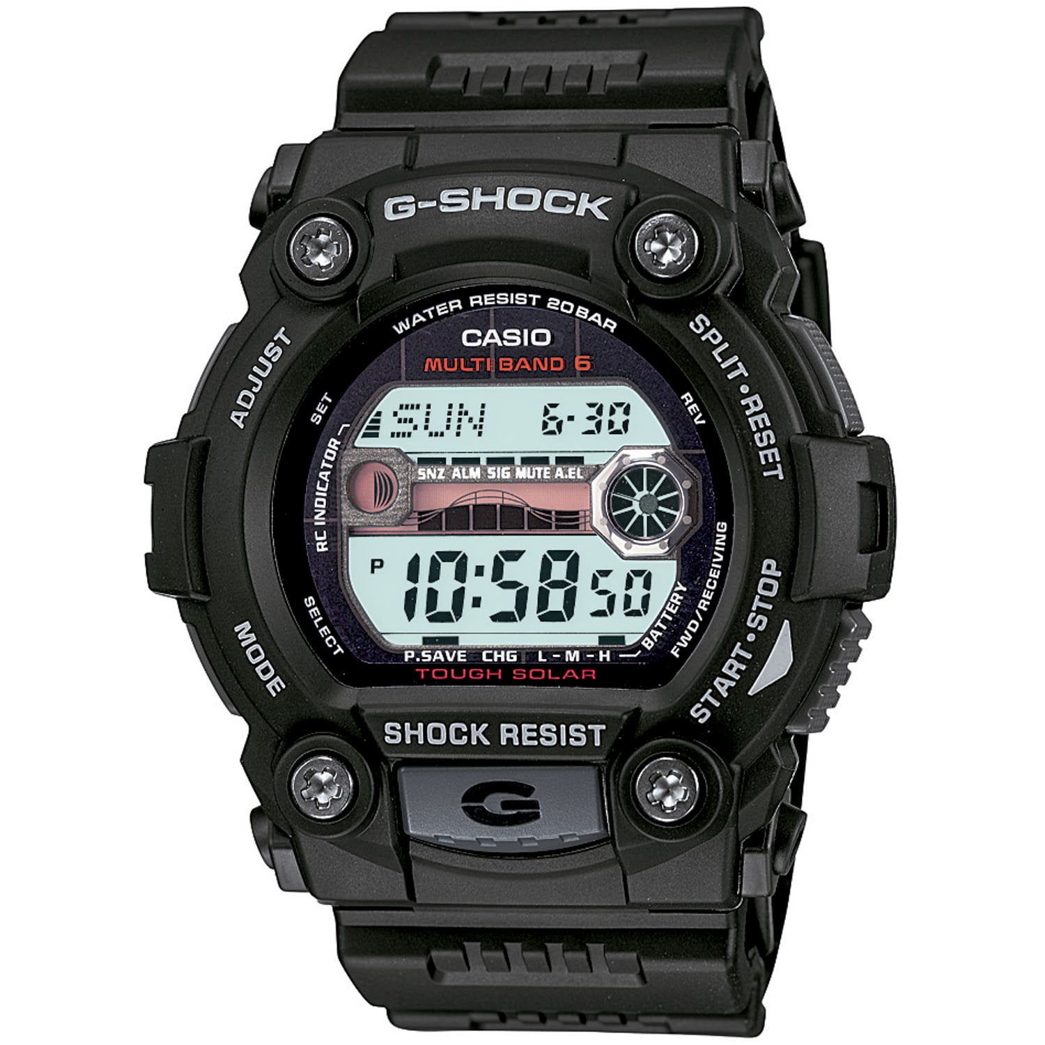 Casio Men's G-Shock Tough Solar Atomic Digital Watch
