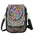 thumbnail image 4 of Hxlamzoo Home Supplies Clearance Yunnan Ethnic Style Embroidery Bag for Women Embroidered Body Mini Bag Flip Phone Bag, 4 of 8