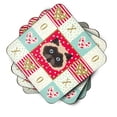 thumbnail image 2 of Carolines Treasures CK5105FC Colorpoint Persian Hymalayan Cat Love Foam Coaster Set of 4 Red 3 1/2 x 3 1/2 multicolor, 2 of 4
