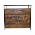 thumbnail image 6 of ZephyPaws Cat Litter Box Enclosure,Cat Washroom Hidden Furniture with Front Entry, Scratcher,2-Door Storage Cabinet,2 Compartments,Wooden Pet Crate House (Rustic Brown), 6 of 9