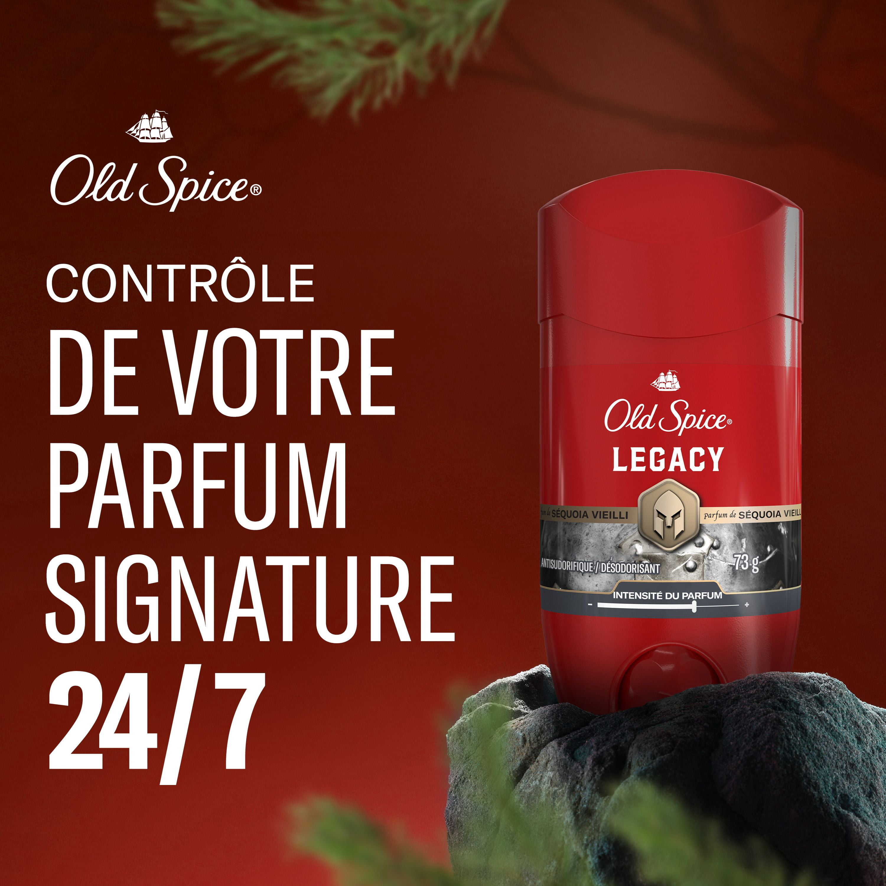 Old Spice Red Collection Invisible Solid Legacy 12/73G