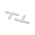 thumbnail image 1 of 100Pcs 6mm Conector Tipo En T Plástico Blanco de Manguera de Tubo de Agua de Coche, 1 of 1
