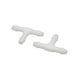 thumbnail image 1 of 100Pcs 6mm Conector Tipo En T Plástico Blanco de Manguera de Tubo de Agua de Coche, 1 of 1
