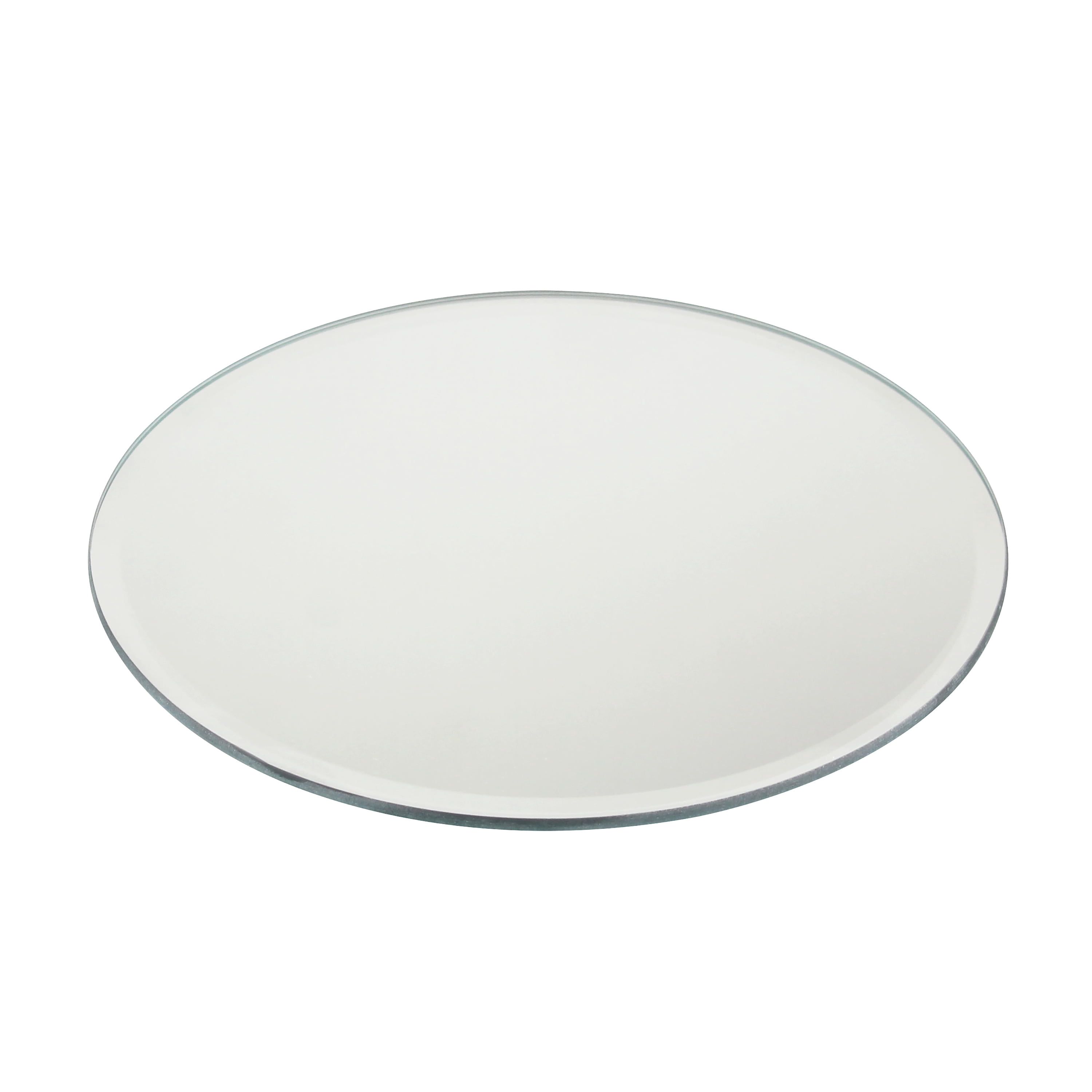 Mainstays Decorative Round Mirror Candle Holder Plate, 8"
