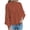 Orange, variant on Virmaxy Sweater For Women Long Sleeve Mock Neck Cable Knitted Sweater Long Sleeve Pullover Loose Fit Twists Jumper Casual Fall Winter Outfits Sweaters Tops Orange XS