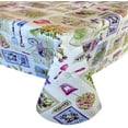 thumbnail image 3 of Newbridge Easter Garden Party Spring and Summer Vinyl Flannel Backed Tablecloth, 60” x 84” Oval, 3 of 6