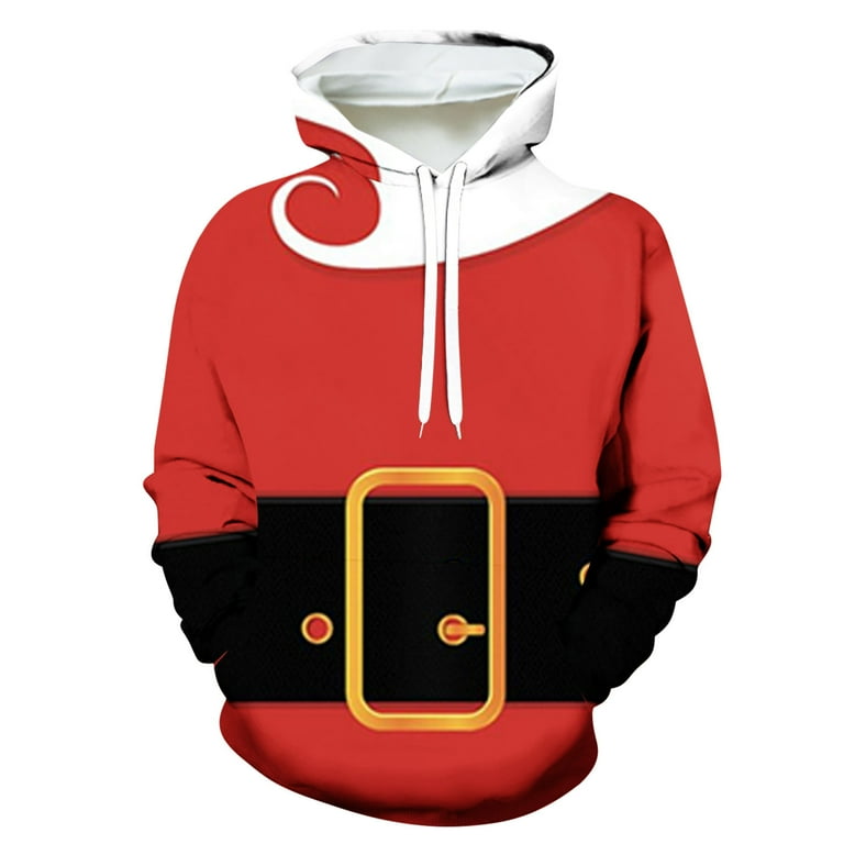 WXLWZYWL Christmas Hoodie Sweatshirt for Men Novelty Sweatshirt