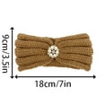 thumbnail image 3 of Kids Winter Knitted Headband Stretchy Yarn Ear Warmer Head Wrap Girls Boys Warm Lined Elastic Bandana Cold Weather Clothes, 3 of 3