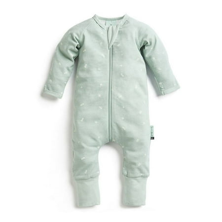 UPC: 9352240007860 | ergo Pouch Long Sleeve Romper 0.2 TOG Sage 6-12 Months