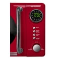 thumbnail image 4 of Nostalgia Four à Micro-Ondes Rétro Compact de Comptoir, 0,7 Pi3 700 Watts avec Écran Numérique DEL, Verrouillage pour Enfants, Intérieur Facile à Nettoyer, Rouge, 4 of 9