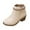 A, variant on Girls Chelsea Boots Suede Thickened Winter Warm Ankle Booties Zip up Chunky Stacked Heel Casual Dress Boots D 13 Little Kid