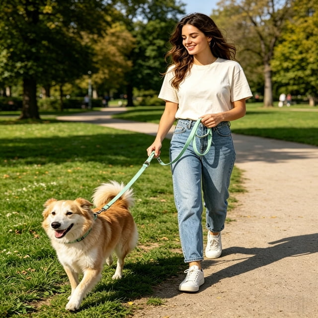 Outdor “150cm Leash And Comfortable Leash For Small To Large Dogs Adjustable Length Perfect For Training Walking And Outdoor Adventures”