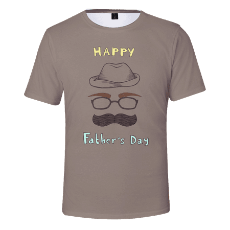 

MLFU Gift For Father Men s Short Sleeve Tee Shirts Casual Shirts Up to 8XL