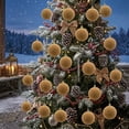thumbnail image 5 of Christmas Ball Ornament 3.1 Inch Flocked Velvet Shatterproof Christmas Tree Decor Hanging Bauble Sold Individually Holiday Home, 5 of 6