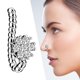thumbnail image 5 of Aros nasales falsos de cristal de calibre 18, sin perforar, sin perforar plata, 5 of 8