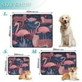 thumbnail image 2 of Washable Pet Pee Pads with Super Absorbent Reusable Training Pads for Dogs & Cats Flamingos and Leopard Print, 2 of 7