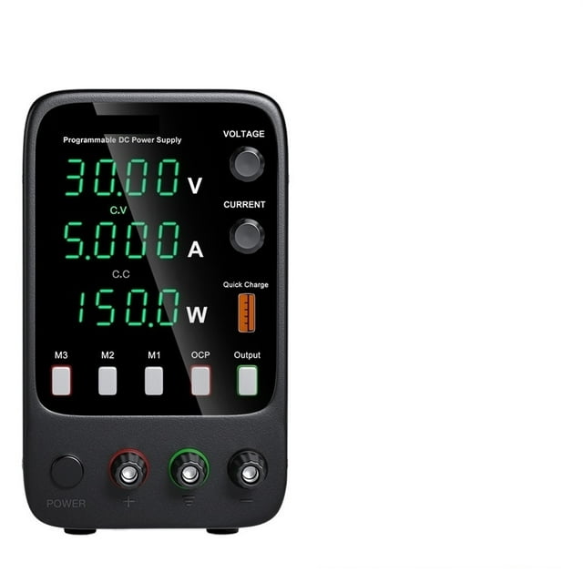 Alimentation CC Réglable, Source d'Alimentation Numérique pour Laboratoire, Alimentation Stabilisée, Interrupteur Régulateur de Tension, Stabilisateur de Courant d'Alimentation CC