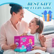 Huge Wave Princess Toys for Girls 2-8 Year Old, Dress up for Toddler Girls, Christmas Birthday Pretend Play Jewelry Toy Gift for Little Girl's