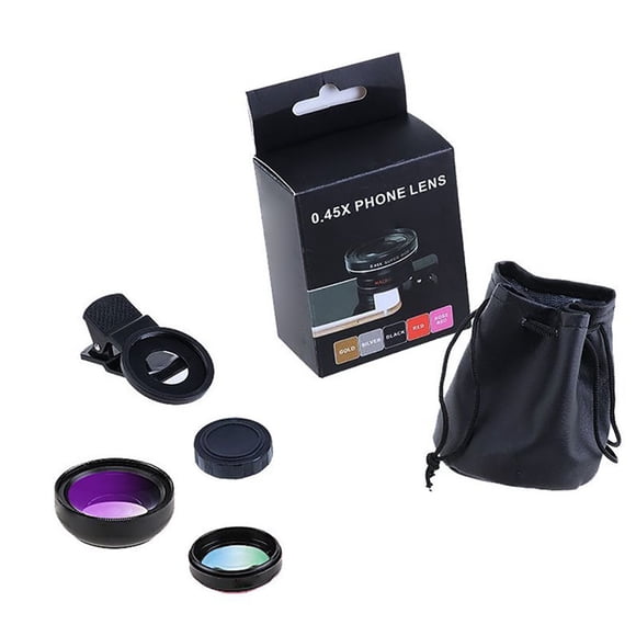 Inteprter Lente Gran Angular 0.45X Cámara Clip-on Alta Definición Fotografías Ópticas Profesionales Accesorios Teléfonos Celulares Teléfono y Comunicación